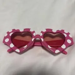 ディズニー ミニー サングラス ハート ピンク