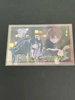 超かぐや姫！ 箔押し ブロマイド ブラックオニキス 帝 乃依 雷 ①