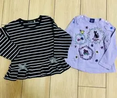 【ANNA SUI mini】長袖トップス 2点セット 90cm 女の子
