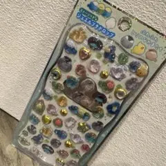 正規品　ふわふわとりのなかまたち ジュエルプチドロップシール