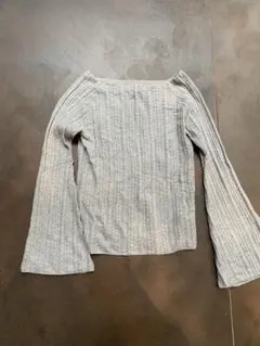 SNIDEL オフショルダーニット　 グレー