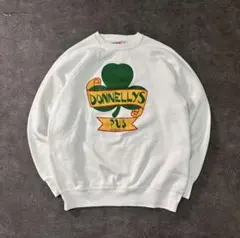 【BASSETT-WALKER】90's スウェット　古着 白