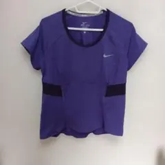 最終価格)Nike テニスDRI-FIT パープルカラー 半袖Tシャツ