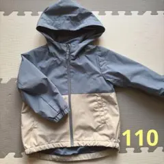 ◇バースデイプラス＊フード付きウィンドブレーカー・パーカー110