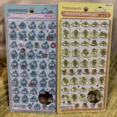 【国内正規品】ボンボンドロップはんぎょどん、　ポムポムプリンミニシール