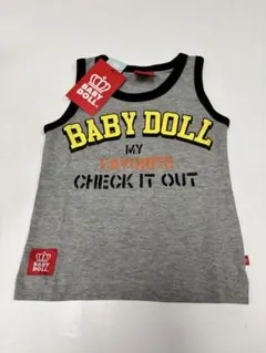 BABY DOLL タンクトップ グレー