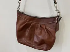 COACH コーチ ワンショルダー バッグ 7593 ブラウン 肩掛け - メルカリ