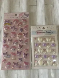 サンリオ マイメロ クロミ シール ぷっくりシール デコシール セット