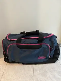 Coleman ボストンキャリーバック ネイビー ピンク - メルカリ