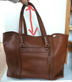 コーチ Coach  レザー大容量トートバッグ2way 美品