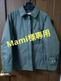 ユニクロ×アニヤハインドマーチ パフテックシャツジャケット Lサイズ オリーブ