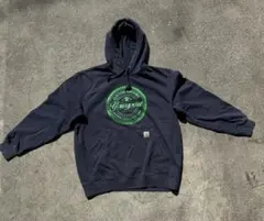 (古着)00年代Carhartt ネイビー パーカー