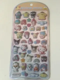 コットンパフィシール　サンリオキャラクターズ　サンリオ　クラックス正規品