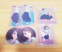 呪術廻戦　セガラッキーくじ　アクスタ　缶バッジ　夏油傑　家入硝子