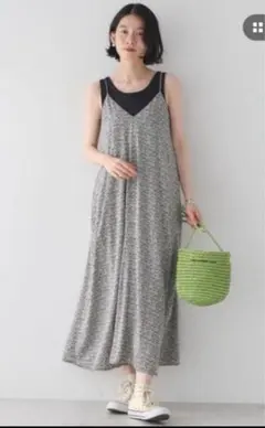 AMERICAN HOLIC 花柄キャミワンピース ロング丈