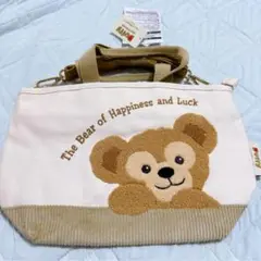 即購入可★ダッフィー 2wayトートバッグ ショルダーバッグ