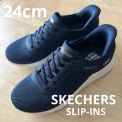 スケッチャーズ SKECHERS スリップインズ ネイビー 24cm