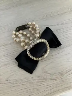 petite robe noire ガーネット パール ブレスレット - メルカリ