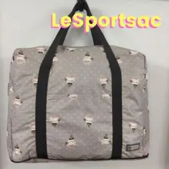 LeSportsac バラ柄 花柄トートバッグ 折畳み コンパクト レスポ