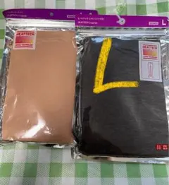 ユニクロヒートテックレギンス（十分丈）/タイツ Lサイズ2色組