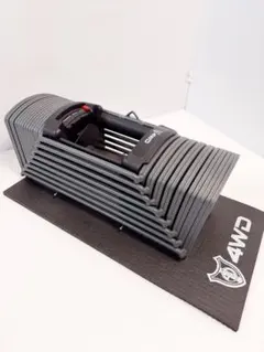 送料無料】② 4WD ブロックダンベル 可変式ダンベル 約2.3kg〜41kg