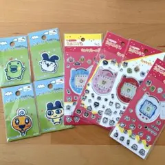 たまごっち　シール　ワッペン　セット