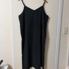 ブラックキャミワンピース LL