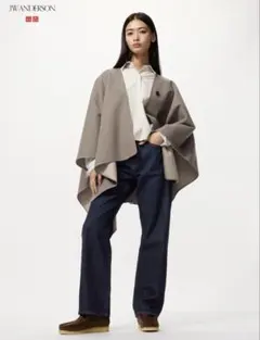 ユニクロ× JW ANDERSON ストレートデニム 25 ネイビー