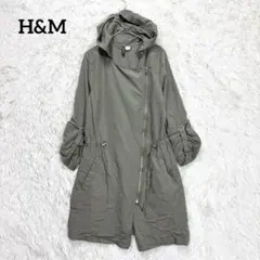 H&M ミニタリージャケット　カーキ　EUR 32 フーディー　羽織り