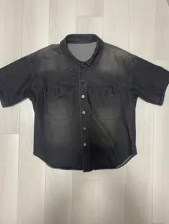 sedacle セダクル デニムジャケット デニムシャツ ブラック 黒　Mサイズ