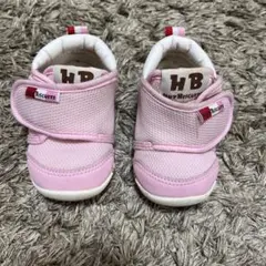 HB ピンク ベビーシューズ ファーストシューズ　11.5センチ