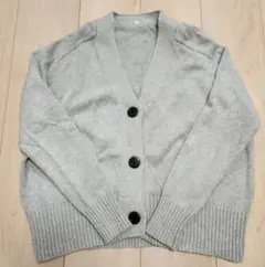 無印良品 ショートカーディガン グレー M～Lサイズ