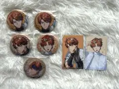 北見遊征 チェキ風カード にじさんじ 3SKM 2周年 缶バッジ