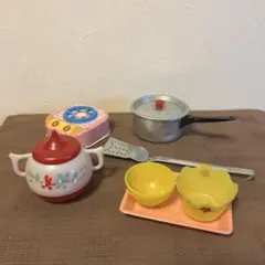 昭和レトロ おママごとキッチンセット - メルカリ