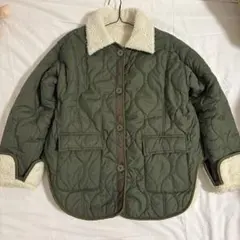 オリーブグリーン キルティングジャケット 数年前にnuguで購入したものです。
