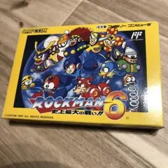 箱付き！　ロックマン6 ファミコン ロックマン6 ファミコンカセット - メルカリ