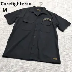 Corefighterco. コアファイター コットン M 半袖シャツ 春夏 黒のサムネイル