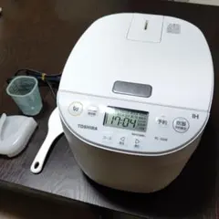 TOSHIBA IHジャー炊飯器　RC-10HR 東芝 RC-10HR-W IH炊飯器 5.5合炊き ホワイト | ヤマダウェブコム