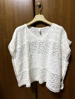 Wafflishwaffleワッフリッシュワッフル/レースカーディガン新品 Wafflish Waffle - Wafflishwaffleワッフリッシュワッフル/レース