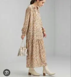 green label relaxing2wayグルーミングフラワーワンピース