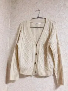 Loytaa★ニットカーディガン きなり F