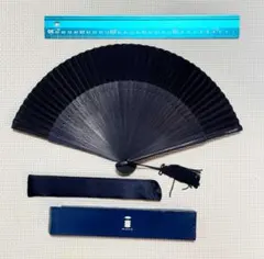 i-mode 扇子 ネイビー 専用ケース・箱付き