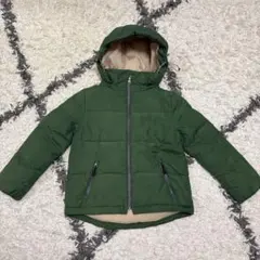 URBAN RESEARCH DOORS キッズダウン　緑色　フード取り外し可能