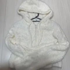 WEGO フード付きパーカー ホワイト F