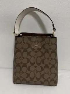 COACH スモール タウン バケット 2way ショルダーバッグ　ベージュ