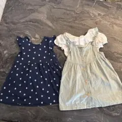 H&M ベビー服 ワンピース 3点セット 74cmのサムネイル