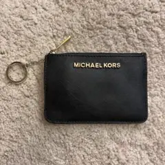 美品　MICHAEL KORS ブラック カード・コインケース　2way