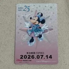 ディズニー リゾートライン フリーきっぷ 25周年 ミニーのサムネイル