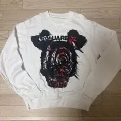 DSQUARED2 ホワイト トレーナー L
