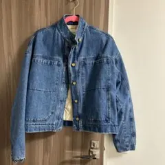 イタリア製　ALYSI デニムジャケット　ラグランスリーブ　中綿　元値段10万円